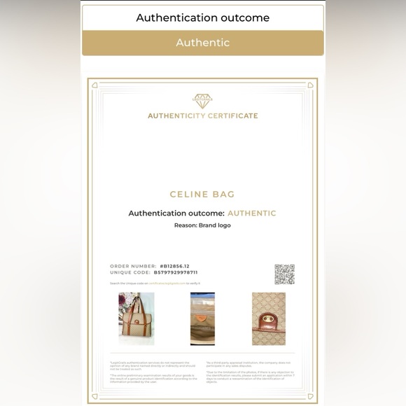 CELINE Vintage Macadam Top handle Bag with COA - Picture 13 of 17